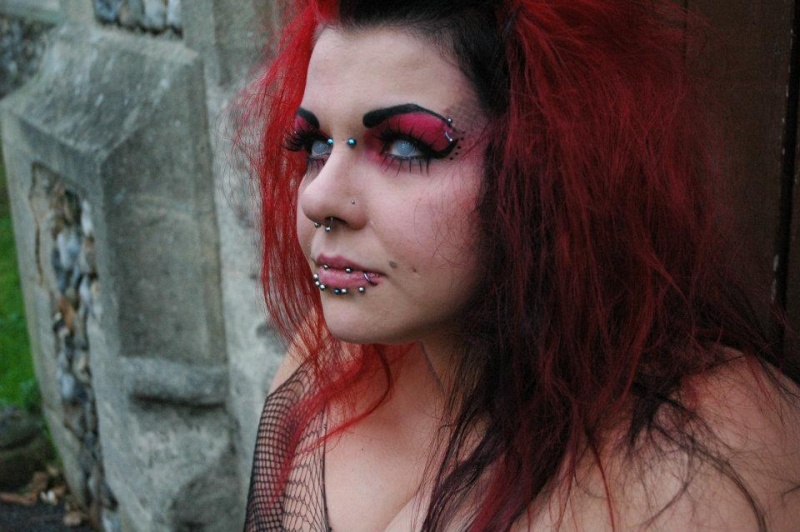 Female model photo shoot of lil miss metal