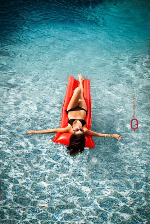 Female model photo shoot of Jo Leavey in Water