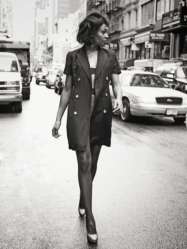 Female model photo shoot of Marlena Barker in Manhattan