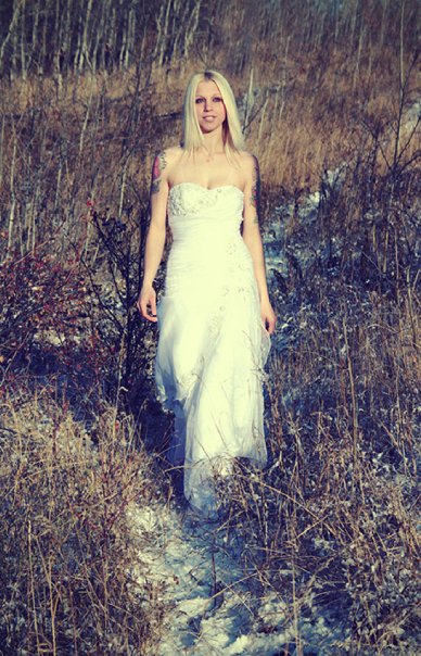 Female model photo shoot of Inked Deville Clothing