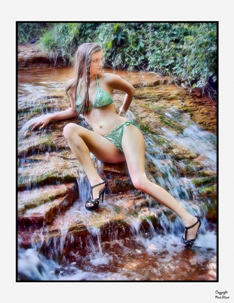 Female model photo shoot of Staci Tyrrell in Pike County State Forest