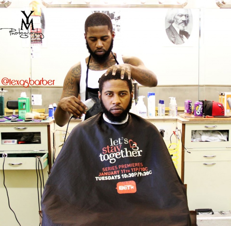 Female model photo shoot of MelYoung Photography in Barber Shop in Houston