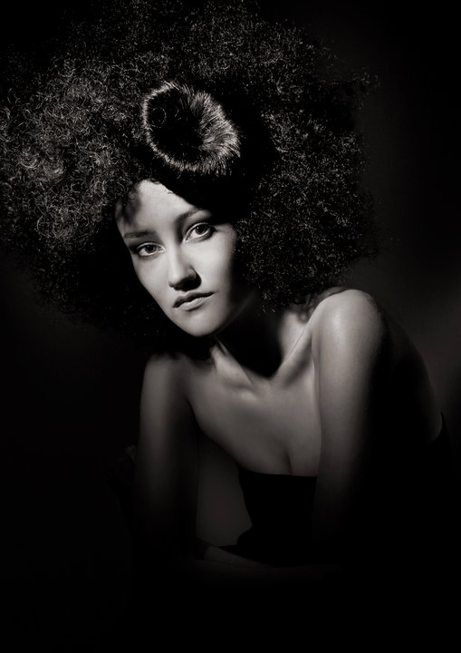 Female model photo shoot of Semone Hairstylist