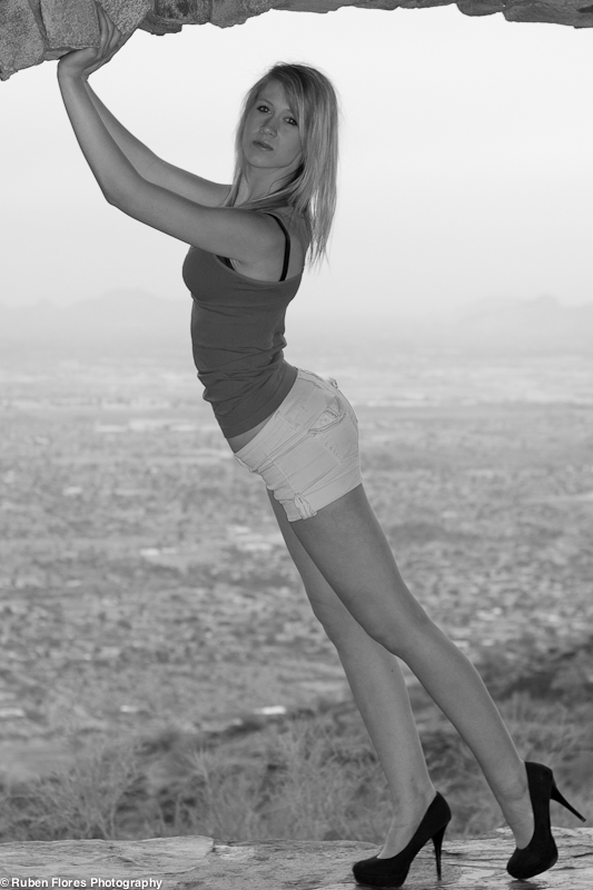 Female model photo shoot of Heather Borny by Draconhmo in South Mountain, Phoenix