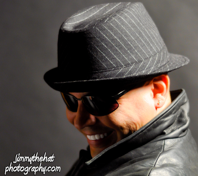 Male model photo shoot of Jimmy The Hat Photograp