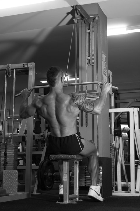 Male model photo shoot of Aaron Selkrig  in City Gym