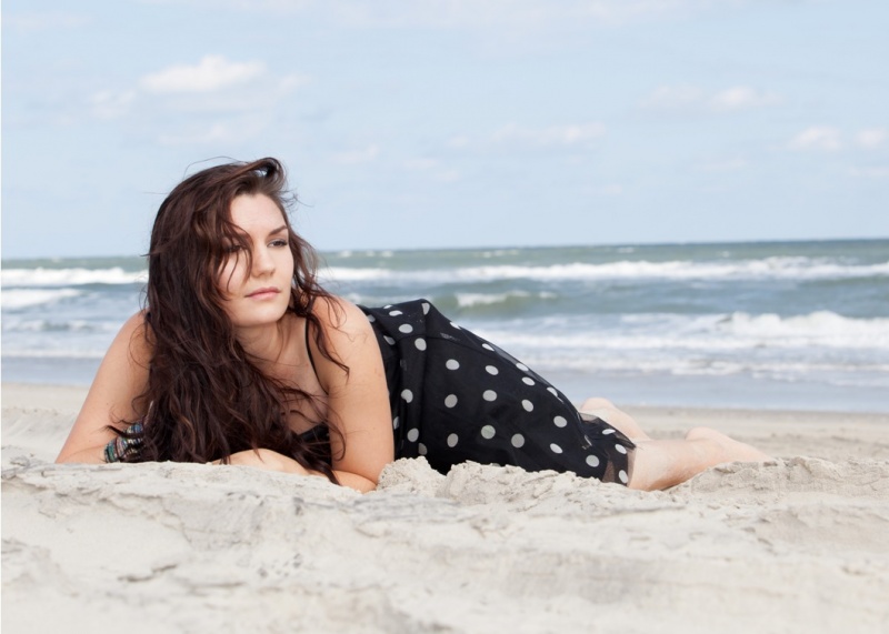 Female model photo shoot of Joanna Ruth by Caroline Z Dickson in Nags Head, NC