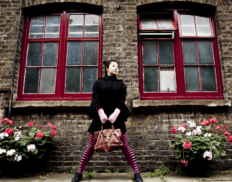 Female model photo shoot of Pei-Chi Wong in London