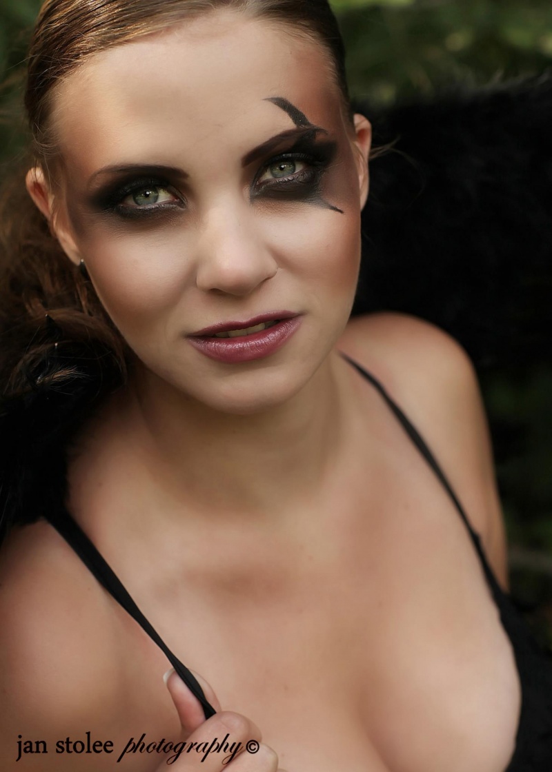 Female model photo shoot of Makeup By Souki in red Deer, AB Canada