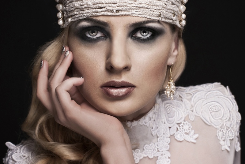 Female model photo shoot of Lukrecja by Peter Wodarczyk in Philadelphia ,PA, makeup by Daniel Bayu