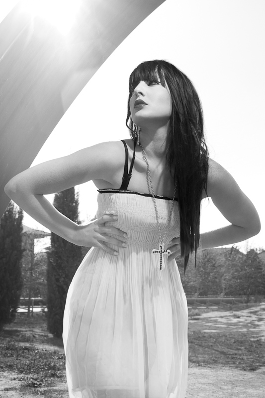 Female model photo shoot of AlessandraPeraniAP in Paradise