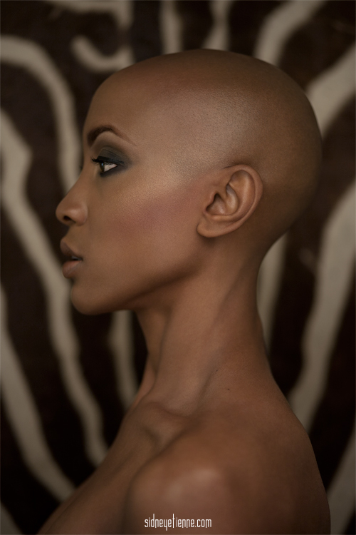Female model photo shoot of Kwentonza by Sidney Etienne in Los Angeles, California, makeup by DAVIDVELASQUEZ