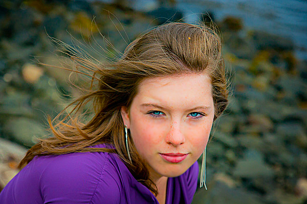 Female model photo shoot of Anna Fredo in white head