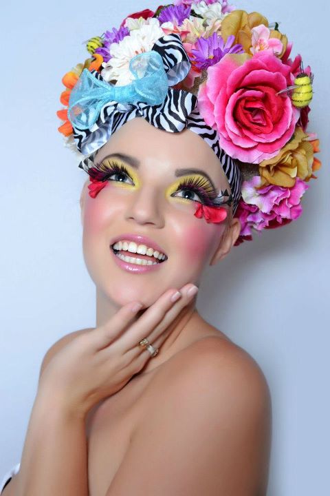 Female model photo shoot of Brenda Lisa MUA by EmeraldGleam, hair styled by G tha HairStylist