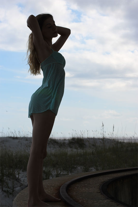 Female model photo shoot of Katie A Holmes by change display name in Pensacola Beach, Florida