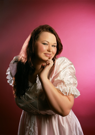 Female model photo shoot of AngelMoore in studio 2000