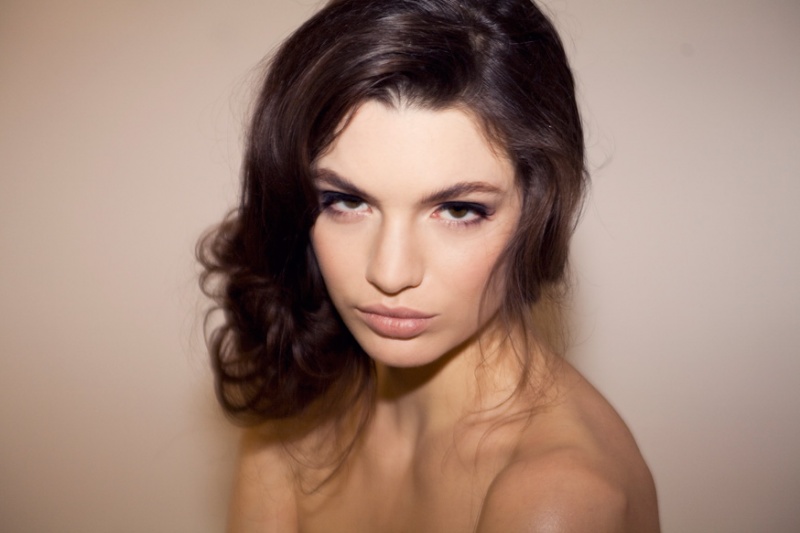Female model photo shoot of Syran John Hair Mua in The Hair and Make-up Academy London