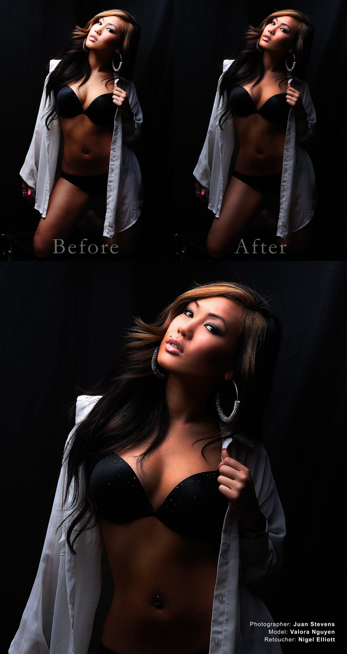 Male and Female model photo shoot of MV_NE and Valora Nguyen by Juan Stevens