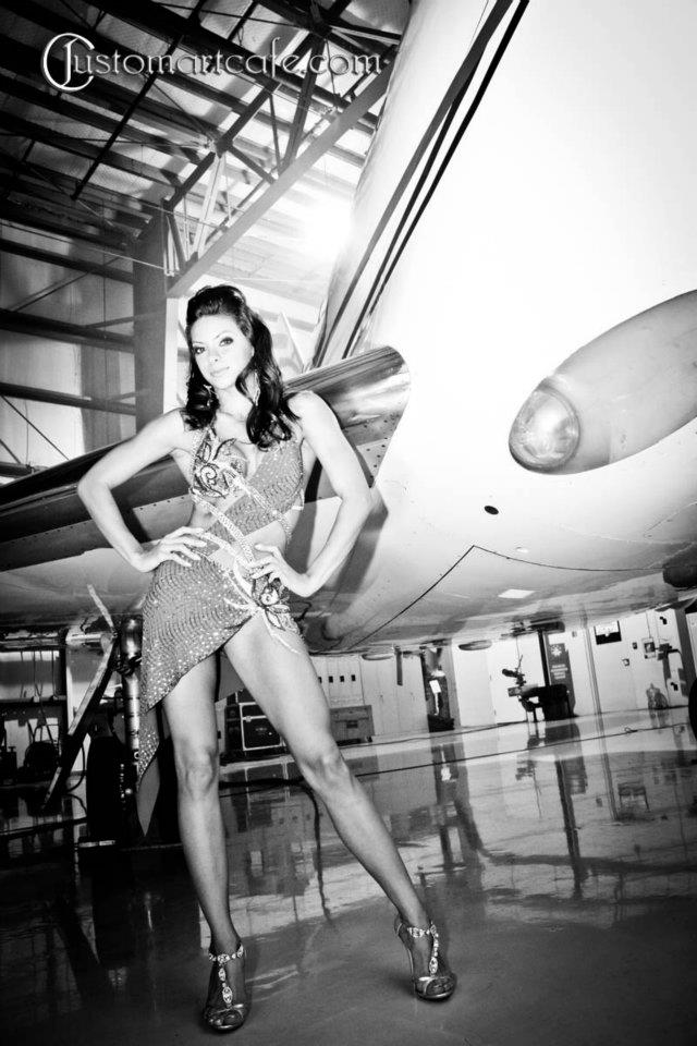 Female model photo shoot of Zhanna Kens in Tampa, International Jet Center 10-14-11