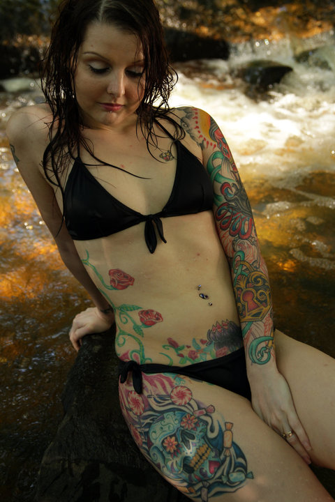 Female model photo shoot of PrettyInInk in Lake Artemesia