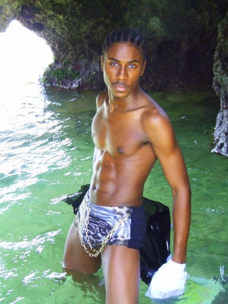 Male model photo shoot of Lucius Edgington in Barbados 2010