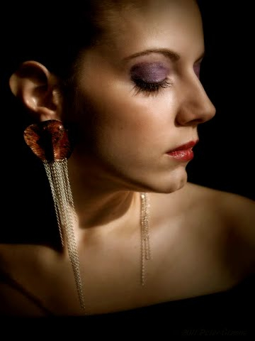 Female model photo shoot of Nora Catherine Jewelry