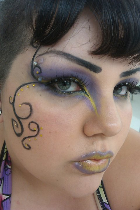 Female model photo shoot of DezzyHartley  in San Jose, CA, makeup by Dezzy Hartley SFX
