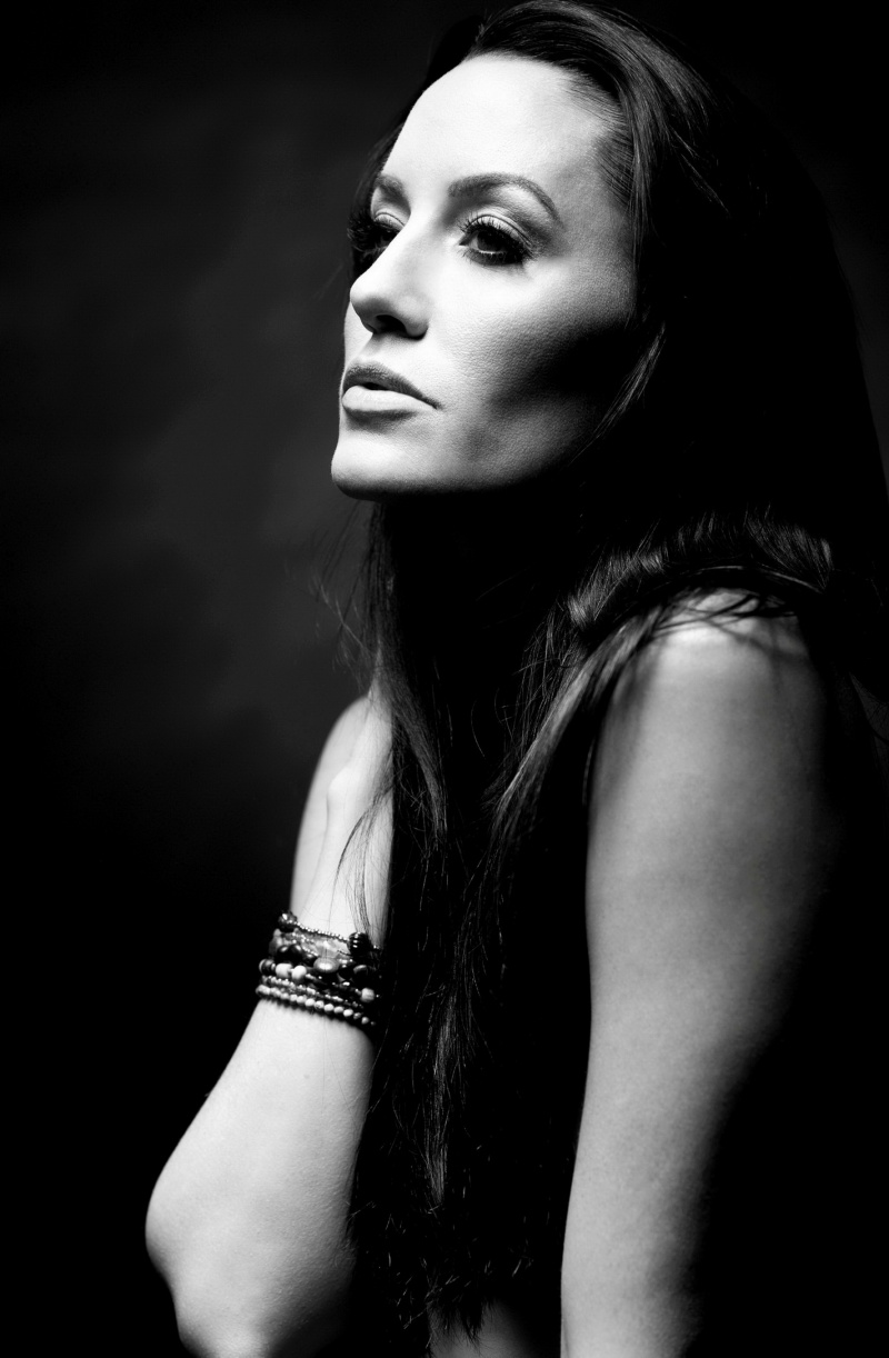 Female model photo shoot of KristaDawn by AJ Garcia in San Diego, CA, makeup by VanitySD