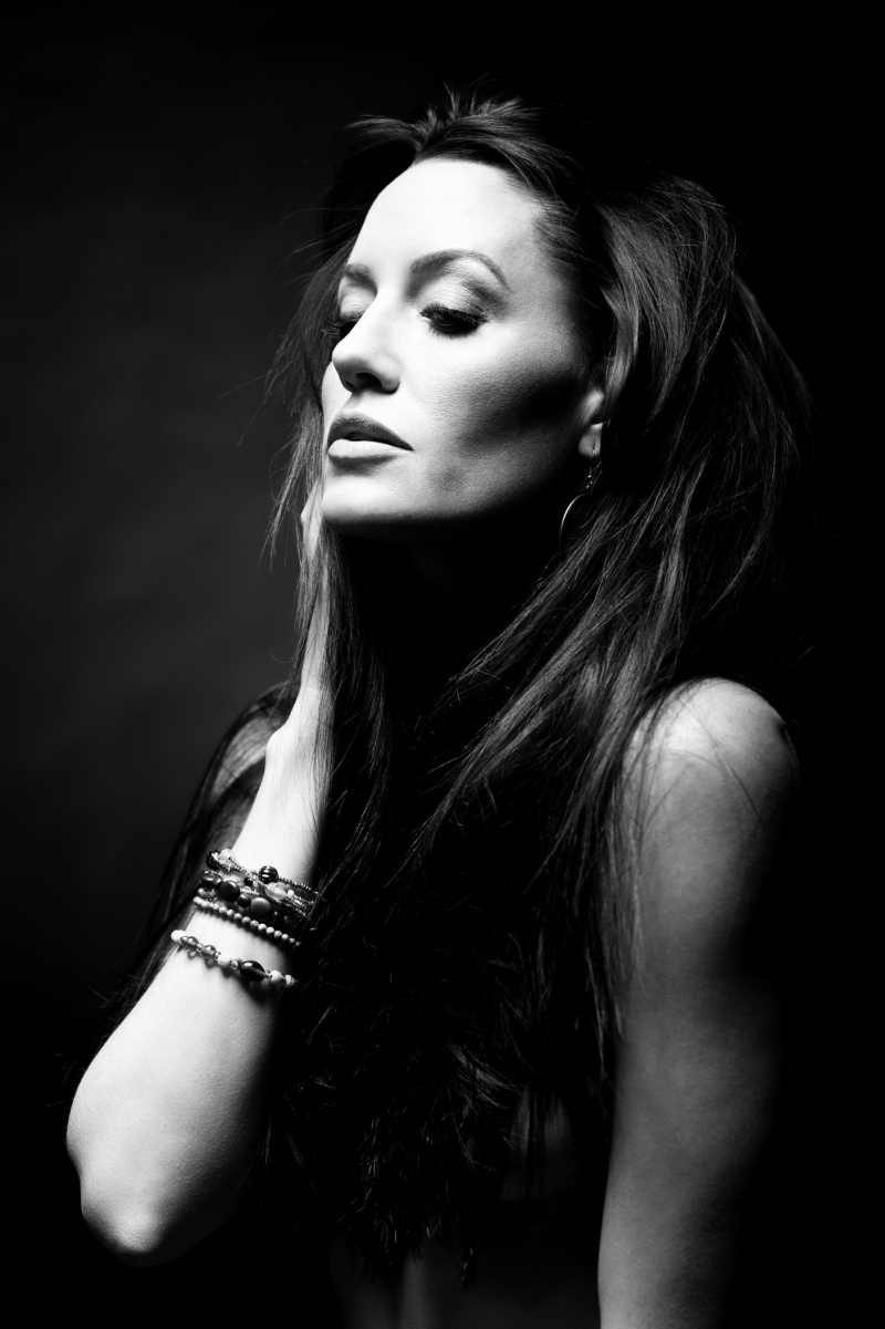 Female model photo shoot of KristaDawn by AJ Garcia in San Diego, CA, makeup by VanitySD