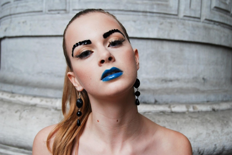 Female model photo shoot of Adelaide dHoop, makeup by Shahbana K