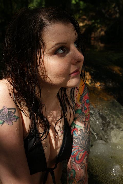 Female model photo shoot of PrettyInInk in Lake Artemesia