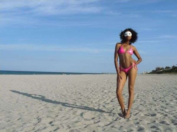 Female model photo shoot of Pearl Bandhu in Juno Beach, FL