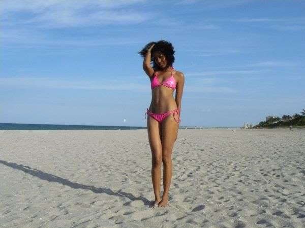 Female model photo shoot of Pearl Bandhu in Juno Beach, FL
