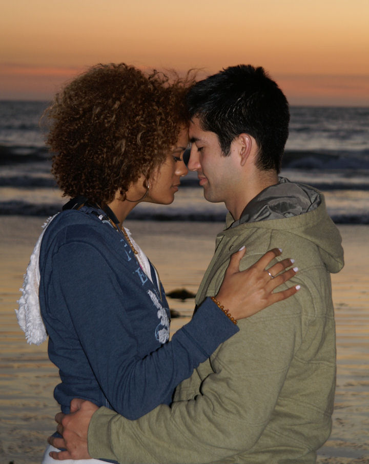 Male and Female model photo shoot of Steve Arebalo and Karri Lauritzen in Santa Monica, CA