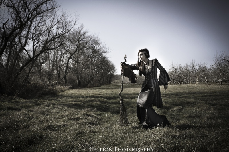 Female model photo shoot of Blooms in the Night and Atropine Steele by Hellion Photography