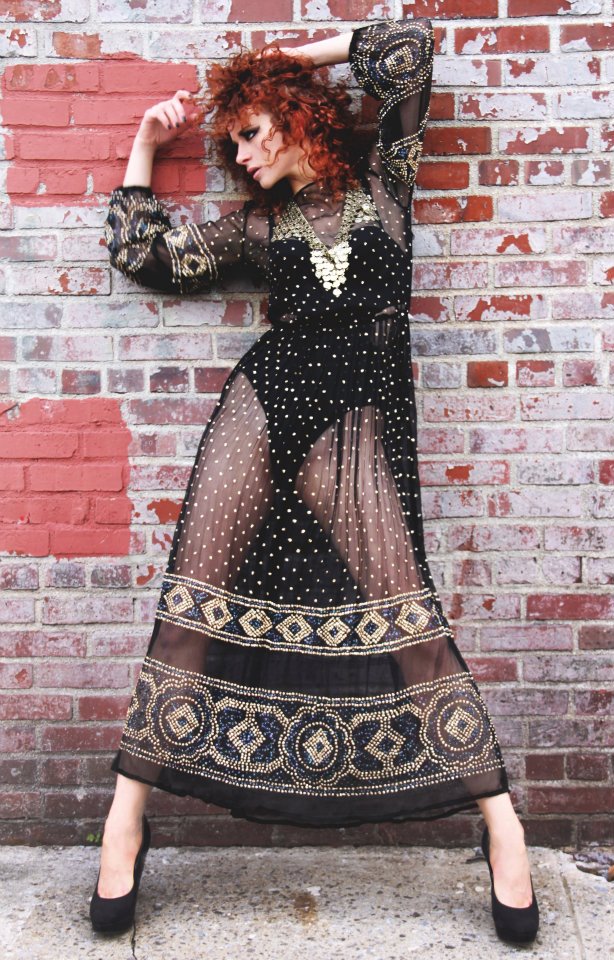 Female model photo shoot of Rebecca Norden by Mehdi Sefrioui in Brooklyn, NY, wardrobe styled by KeiaH