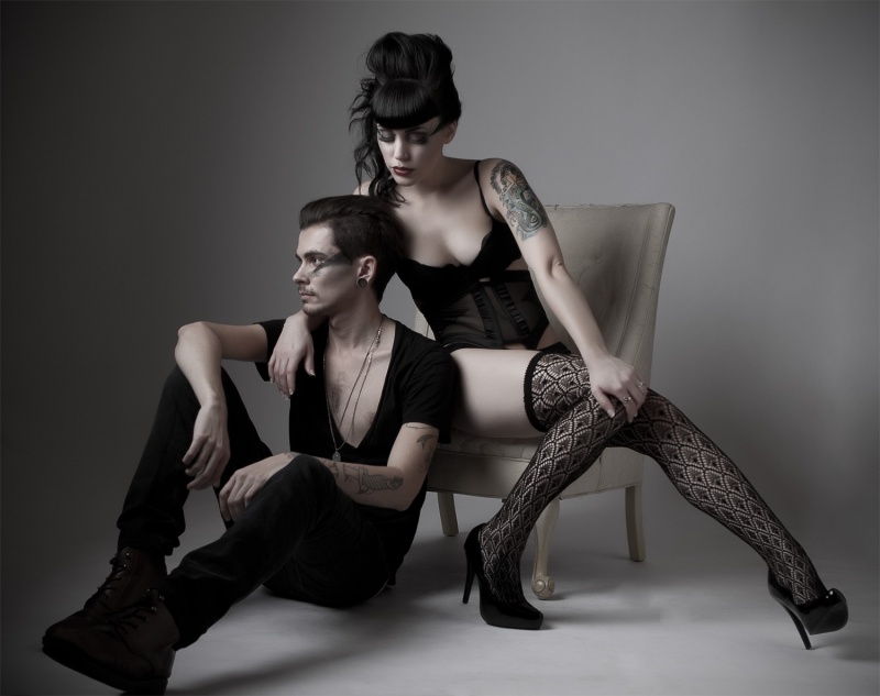 Female and Male model photo shoot of Kaitlyn Victoria and Vee Povitch by Gary Roberts in Sacramento