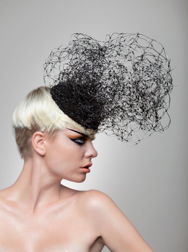 Male model photo shoot of ArturoRios Hat designer in Model: heather Burton--Mua-Anthony Hguyen---hair: Twixxy