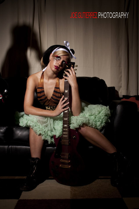 Female model photo shoot of Kaitlyn Cross 23 by JoeGutierrezPhotography, makeup by Joaquin Delgado