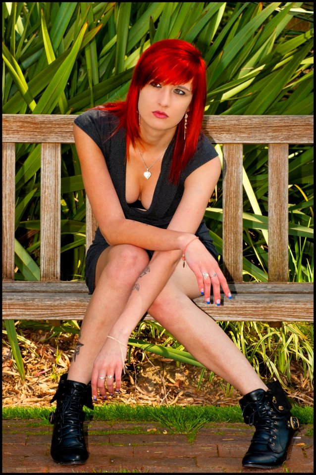 Female model photo shoot of Miss Jayne in Botanical Gardens - Albury