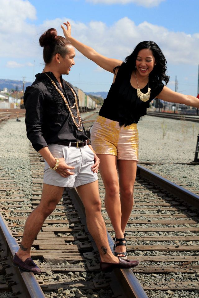 Female and Male model photo shoot of Nishea Andolong and Rap Sarmiento