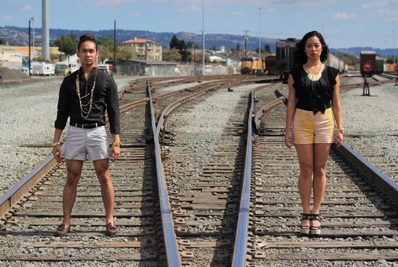 Female and Male model photo shoot of Nishea Andolong and Rap Sarmiento