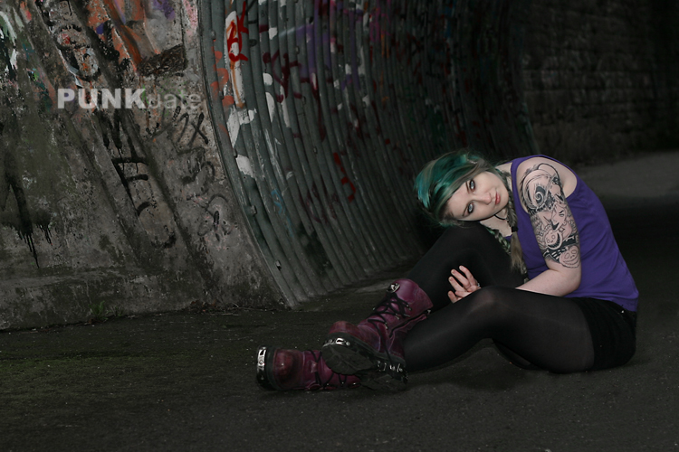 Female model photo shoot of Shivvy by punkuate in Paisley