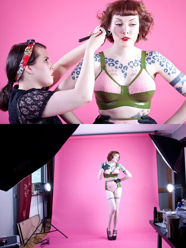 Female model photo shoot of EvelinaDeNets and Psylocke