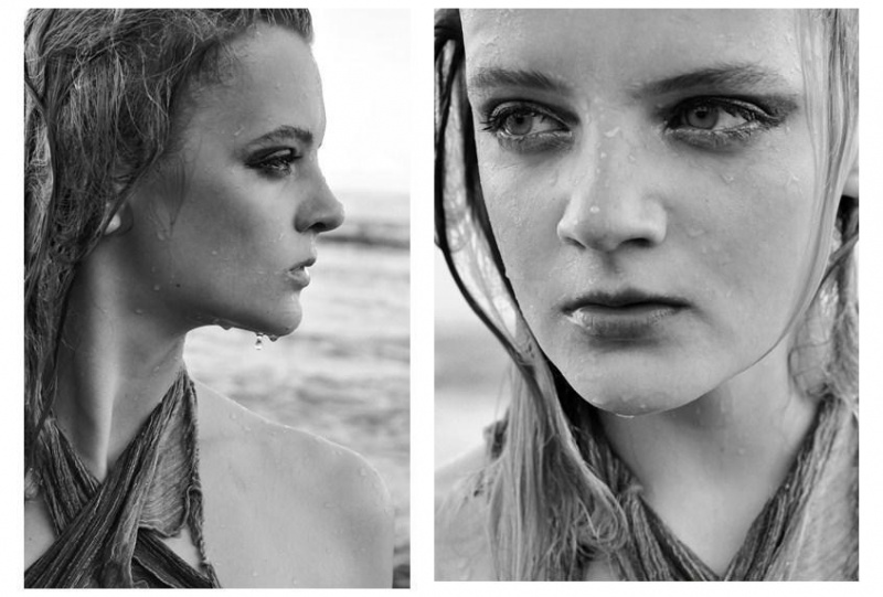 Female model photo shoot of KNikolski Photography in Black sand beach, Taiwan