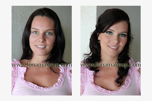 Female model photo shoot of LONA Makeup in bali