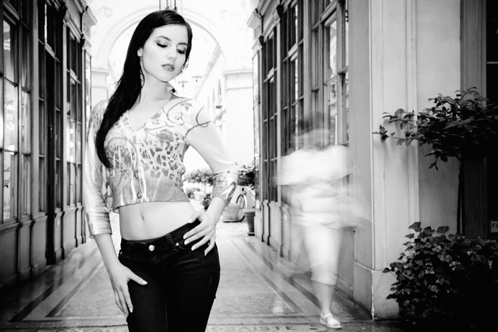 Female model photo shoot of Aurea Model in Paris