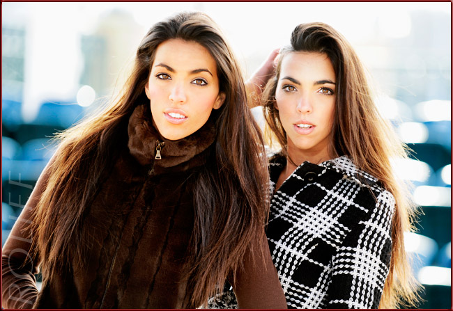 Female model photo shoot of Dana and Grace Twins by DennisRoliffPhotography