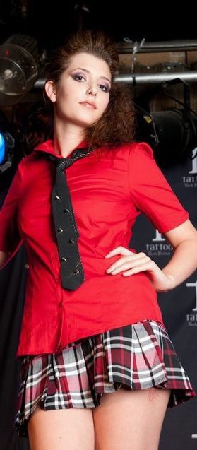 Female model photo shoot of victoriaa lauren in Tattoo Rock Parlor