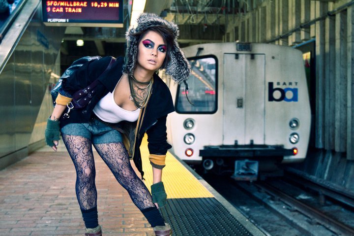 Female model photo shoot of Verte Heavvy in San Francisco, CA